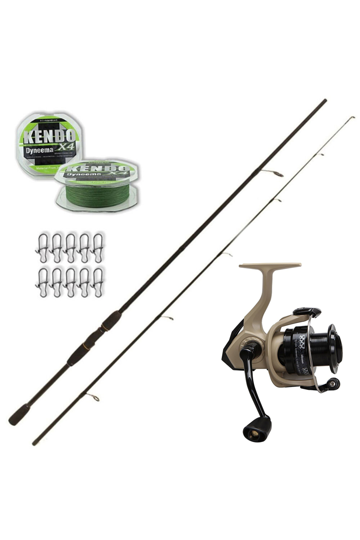 RGダブルー4種セット Okuma Outrax 4000 - Remixon DoubleBlack 240cm 20-40gr Spin Olta