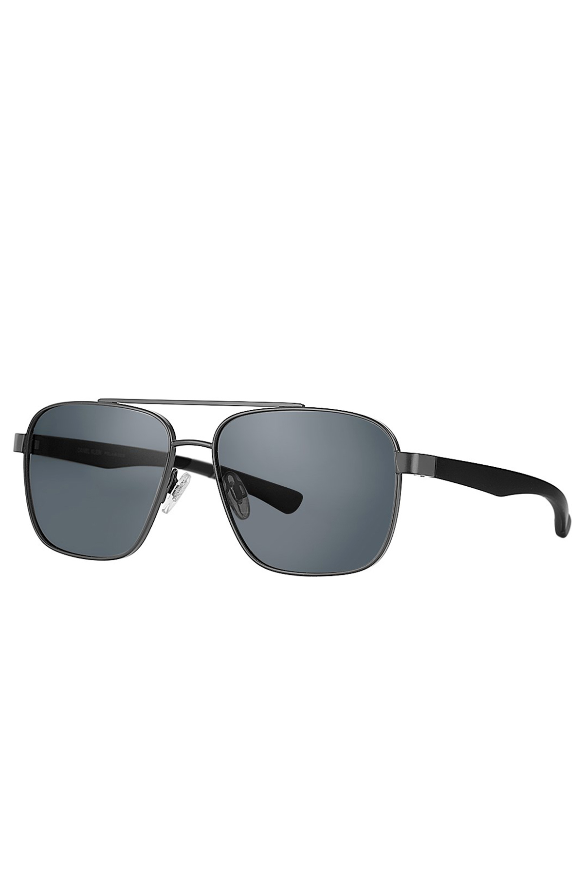 Daniel Klein Polarize - UV400 Koruma Metal Çerçeve Siyah Renk Orijinal Erkek Güneş Gözlüğü 57 Ekartman DKGG77C1 görsel 5