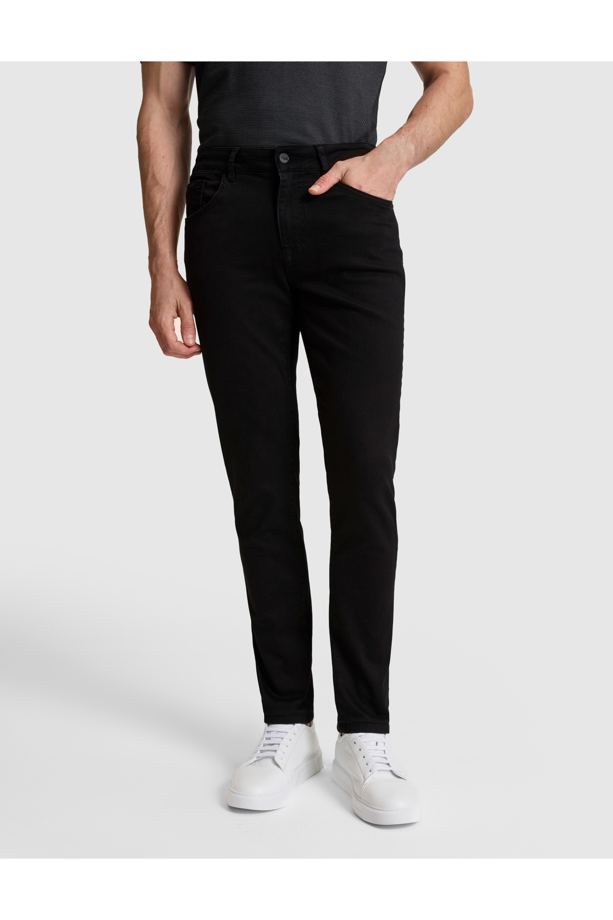 Pierre Cardin Siyah Slim Fit Jean Pantolon 50321006-VR046 görsel 2