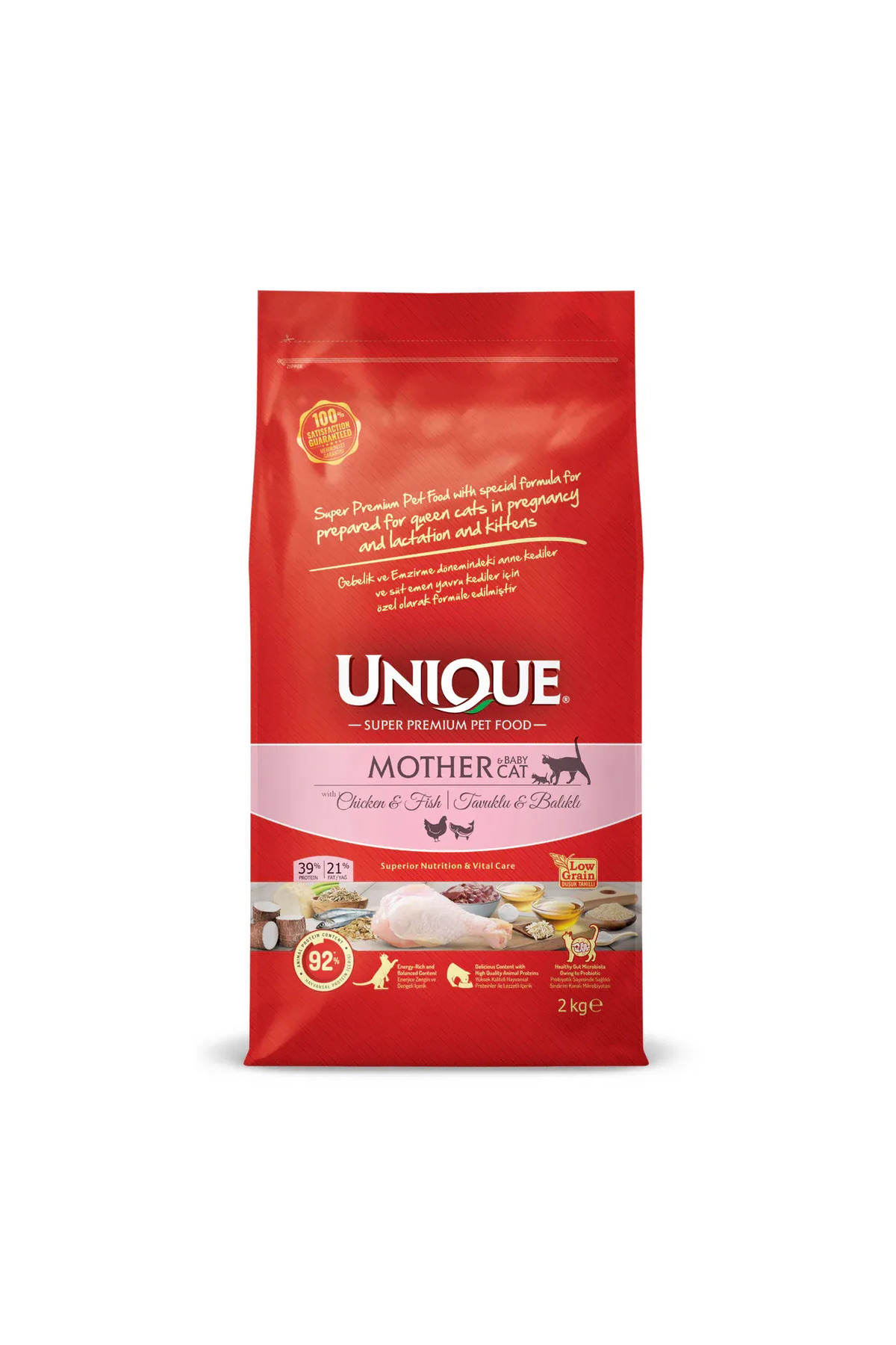 Unique Mother Baby Chicken & Fish Yavru Kedi Maması 2 Kg