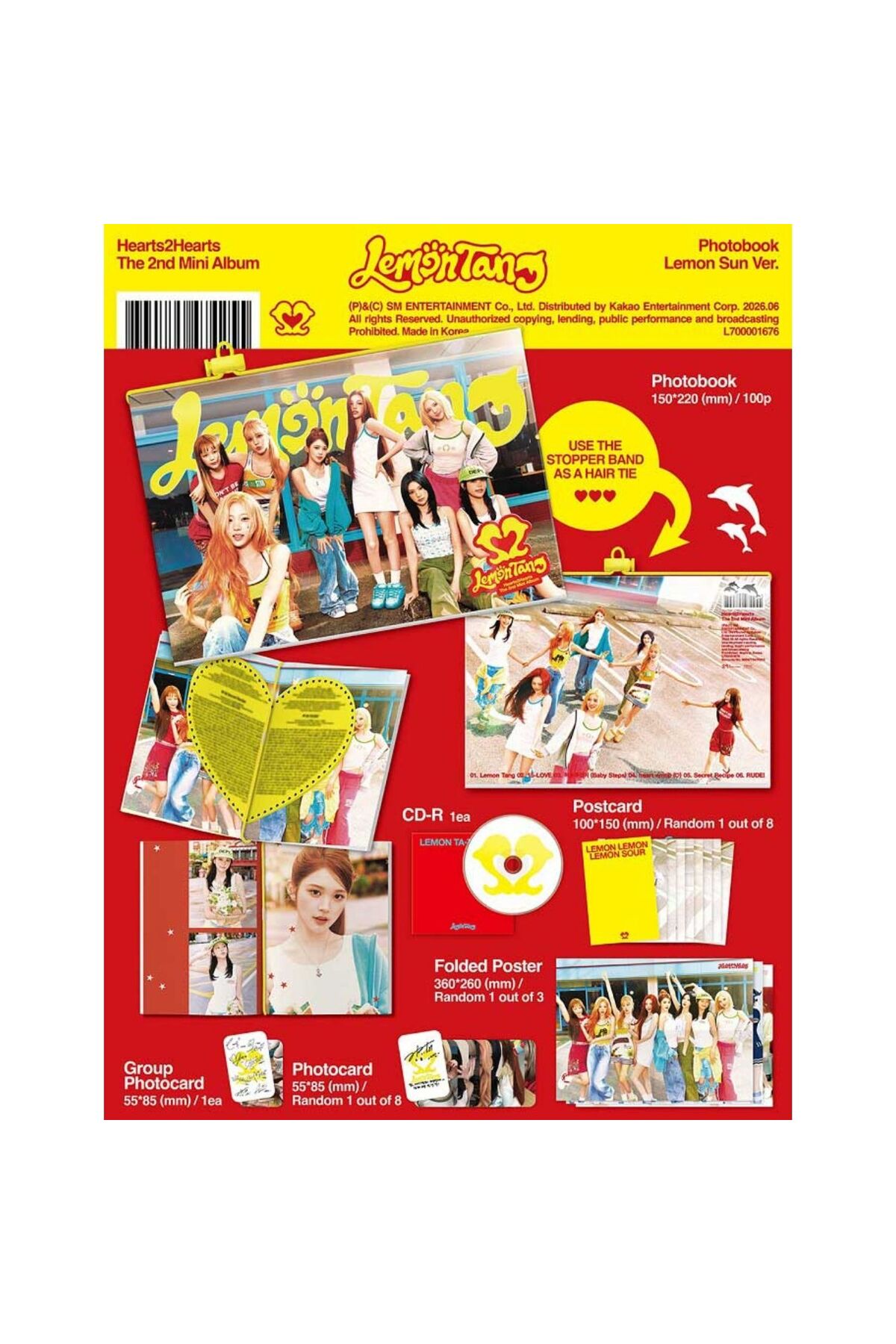 Kpop Dünyasi Hearts2Hearts – The 2nd Mini Album [Lemon Tang