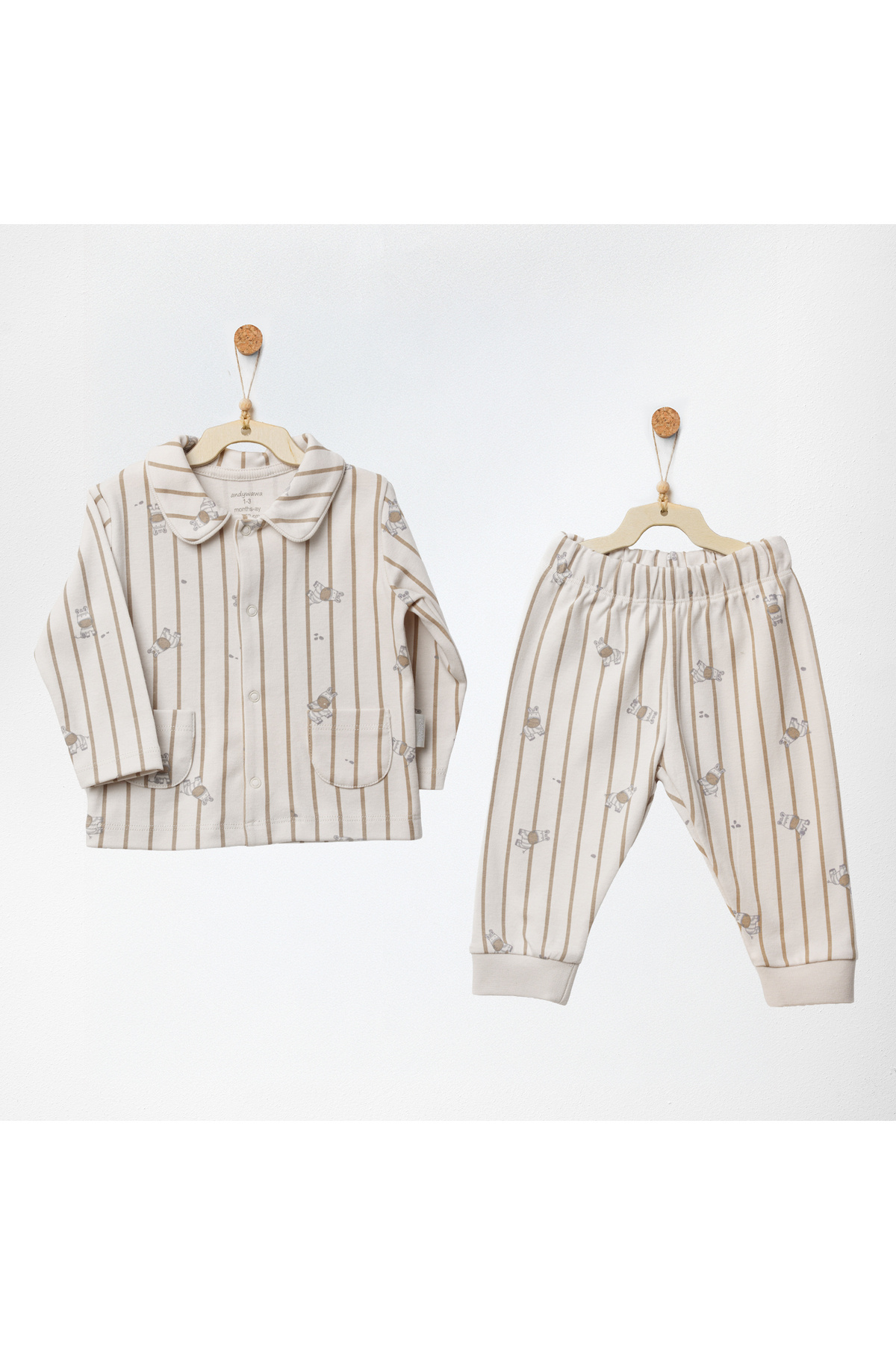 Andy Wawa BEBEK PİJAMA PAJAMAS ZZZ ZEBRA - Fiyatı