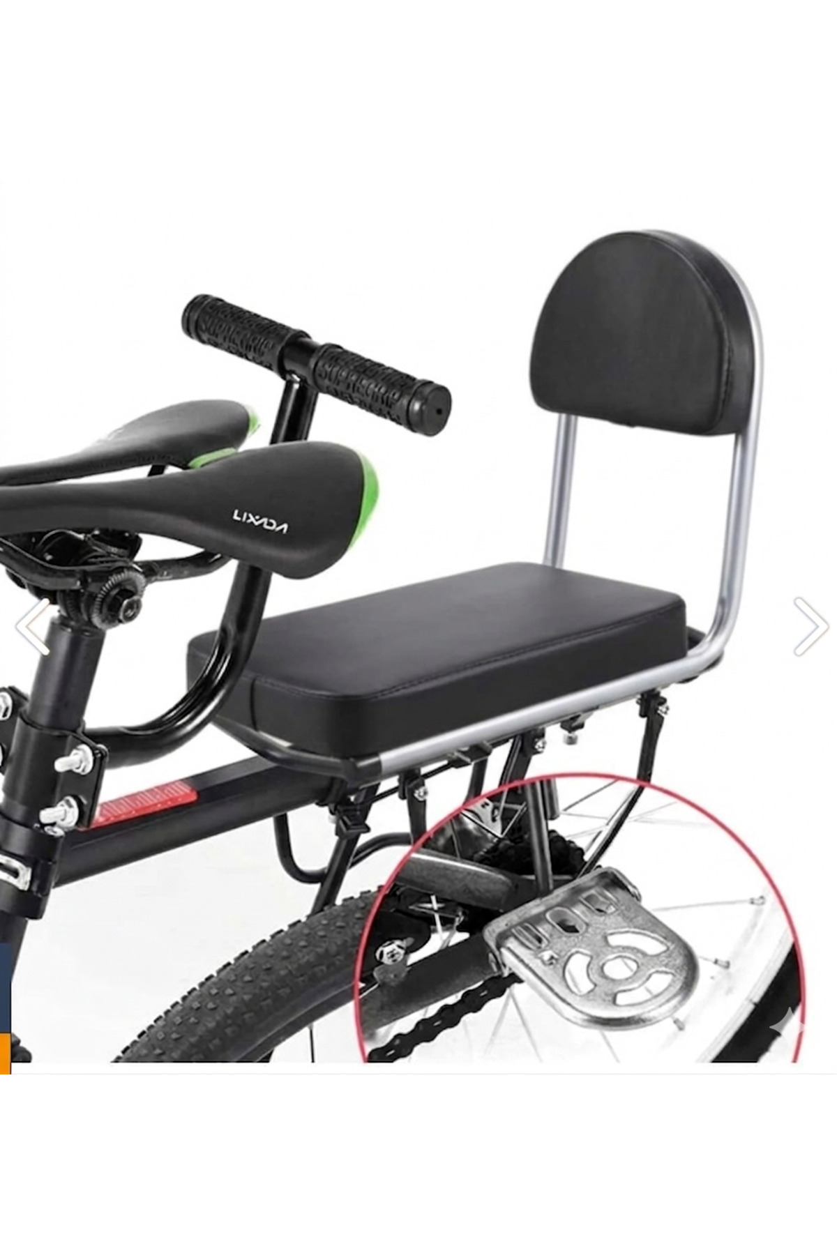 Arka Sele Çocuk Koltuk Seti (bagaj Demiri Hariç ) Bisiklet / E-bike Uyumlu