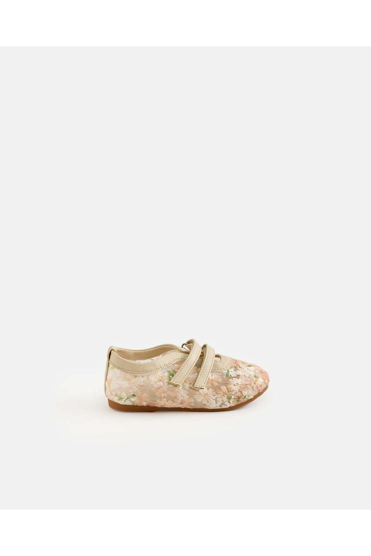 REDTAG Girls Beige Embellished Mesh Sneakarina