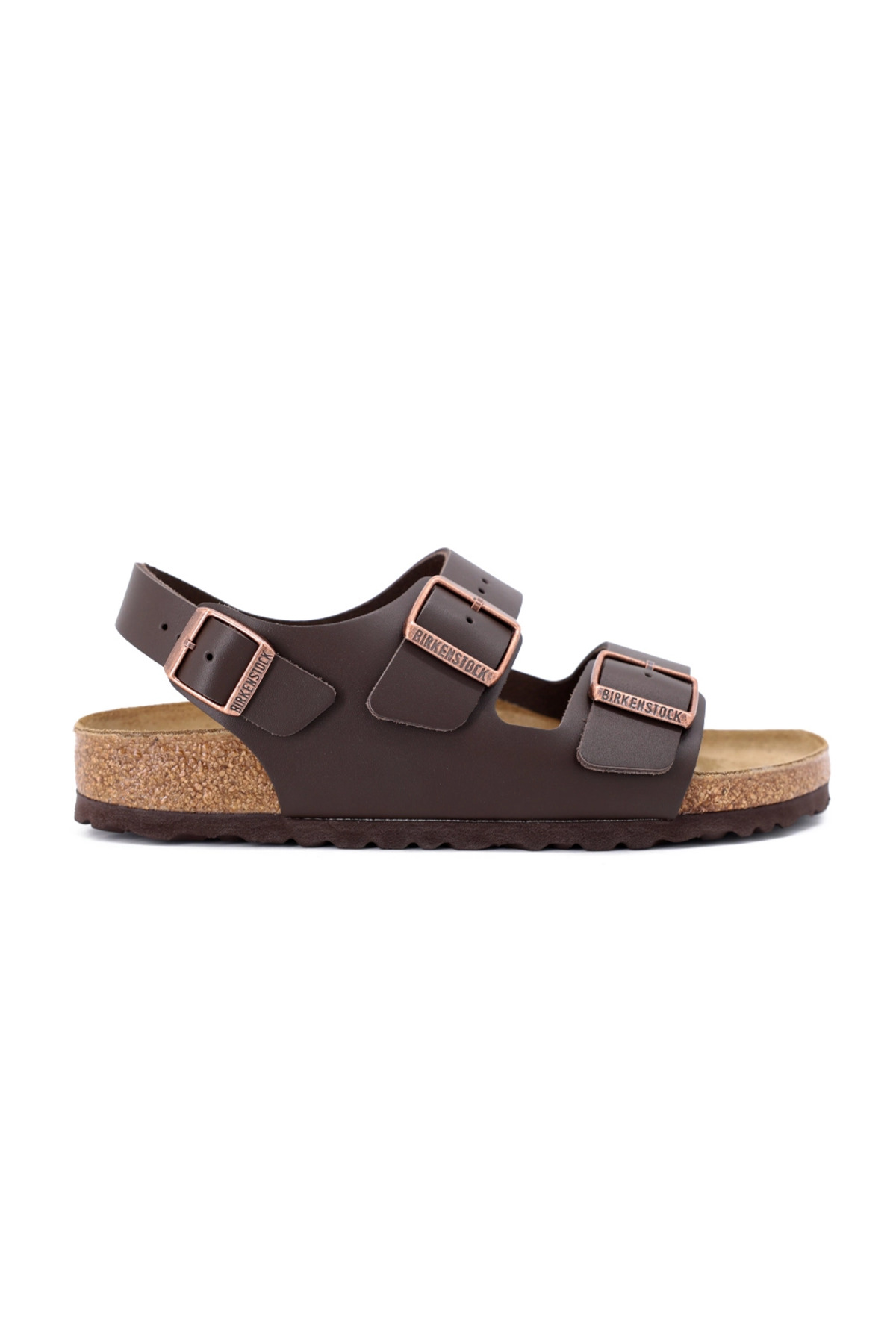 دمپایی زنانه Milano Bs 34103 قهوه‌ای تیره Juststep بیرکن استاک دمپایی Birkenstock