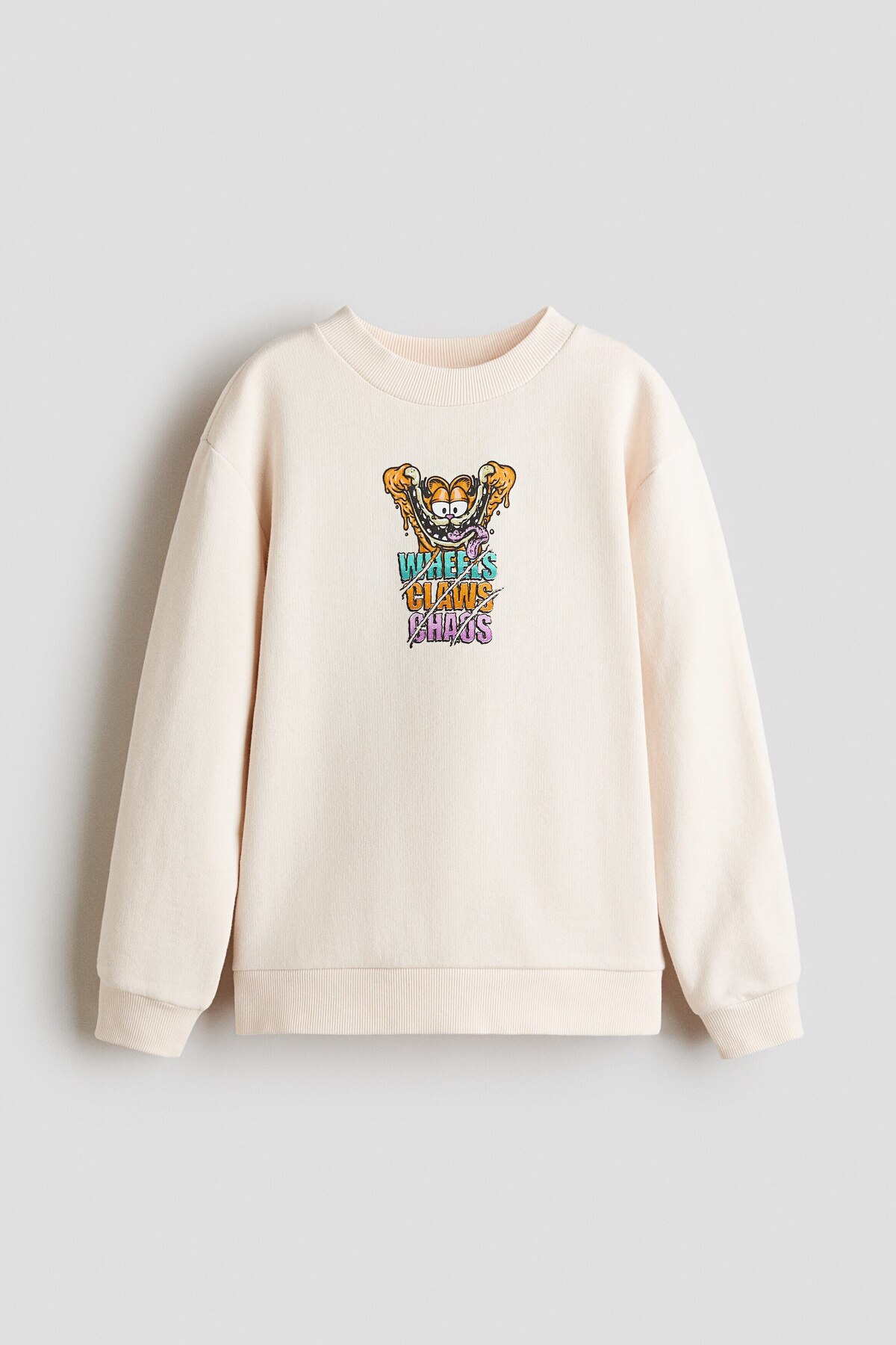 سویشرت نخی و چاپی اچ اند ام سویشرت H&M