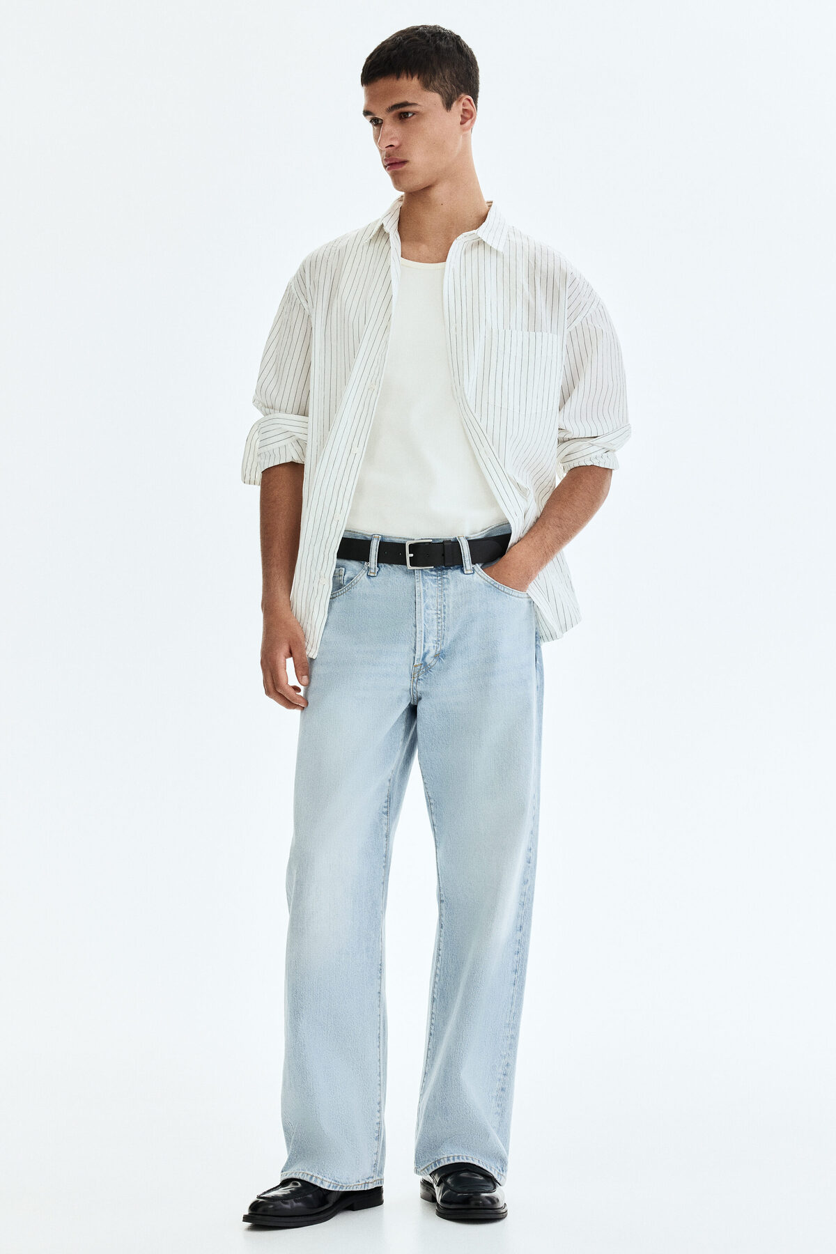 شلوار جین گشاد اچ اند ام شلوار جین H&M