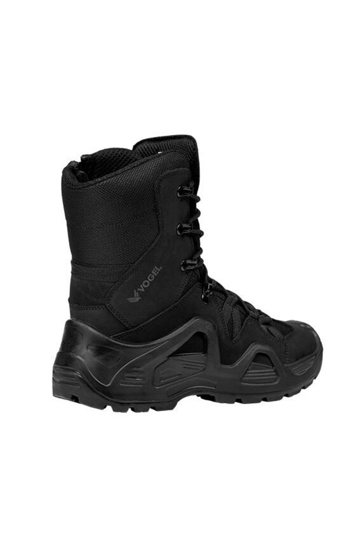 Vogel M1491 Nubuck Deri Black- Fermuarlı Bot görsel 5