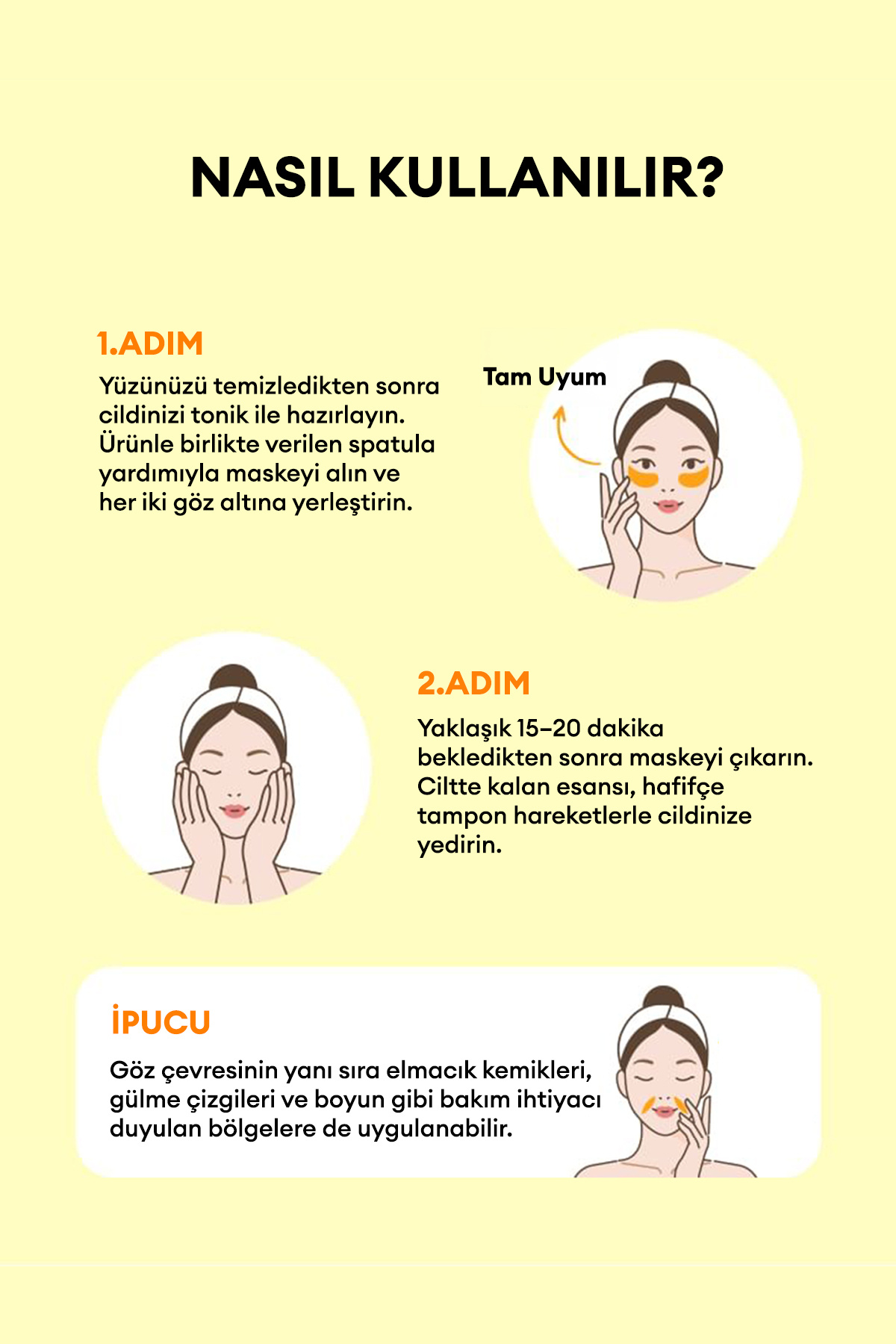 Aydınlatıcı Çok Amaçlı Göz Çevresi Maskesi Airy Fit Niacinamide Brightening Face&Eye Patch — 9552 — تصویر 8 از 9