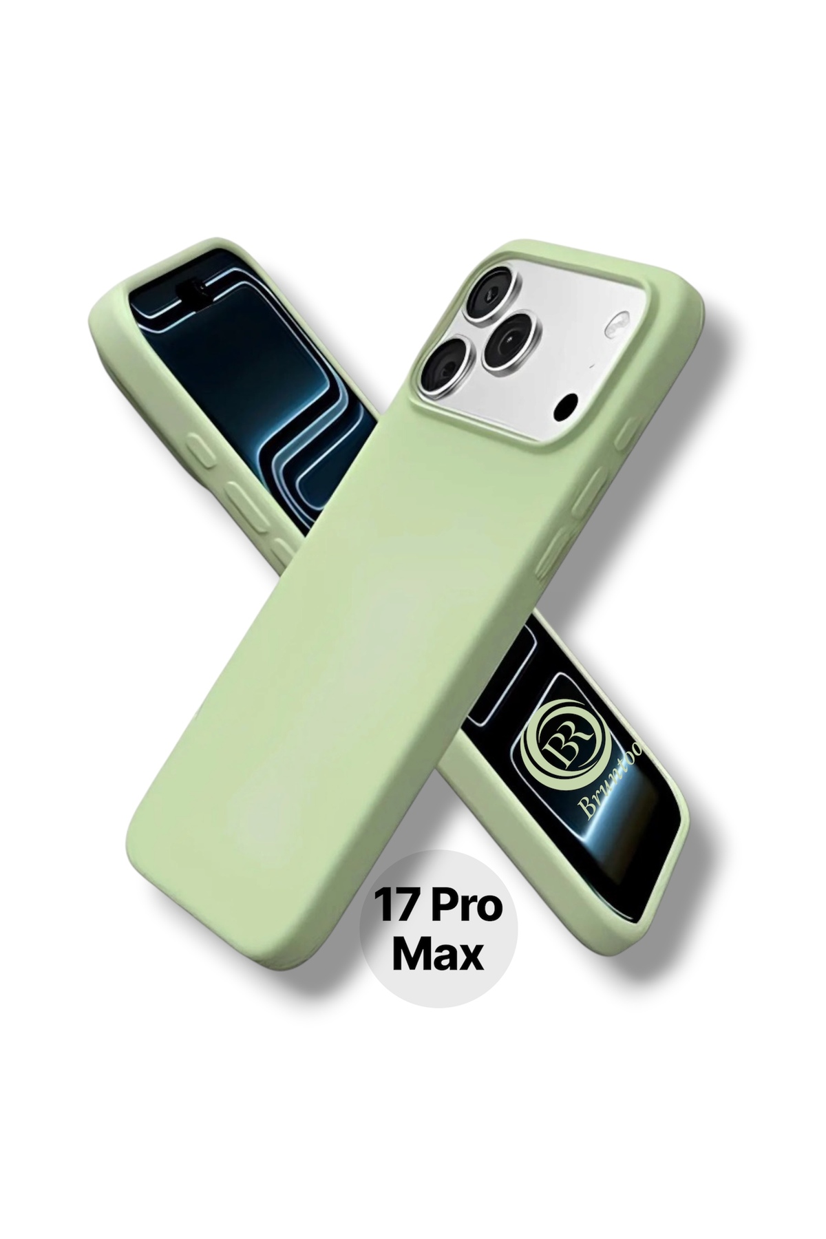 Soft Silicone Inside Velvet Launch Cover with Iphone 17 Pro Max Compatible Case Camera Protrusion.