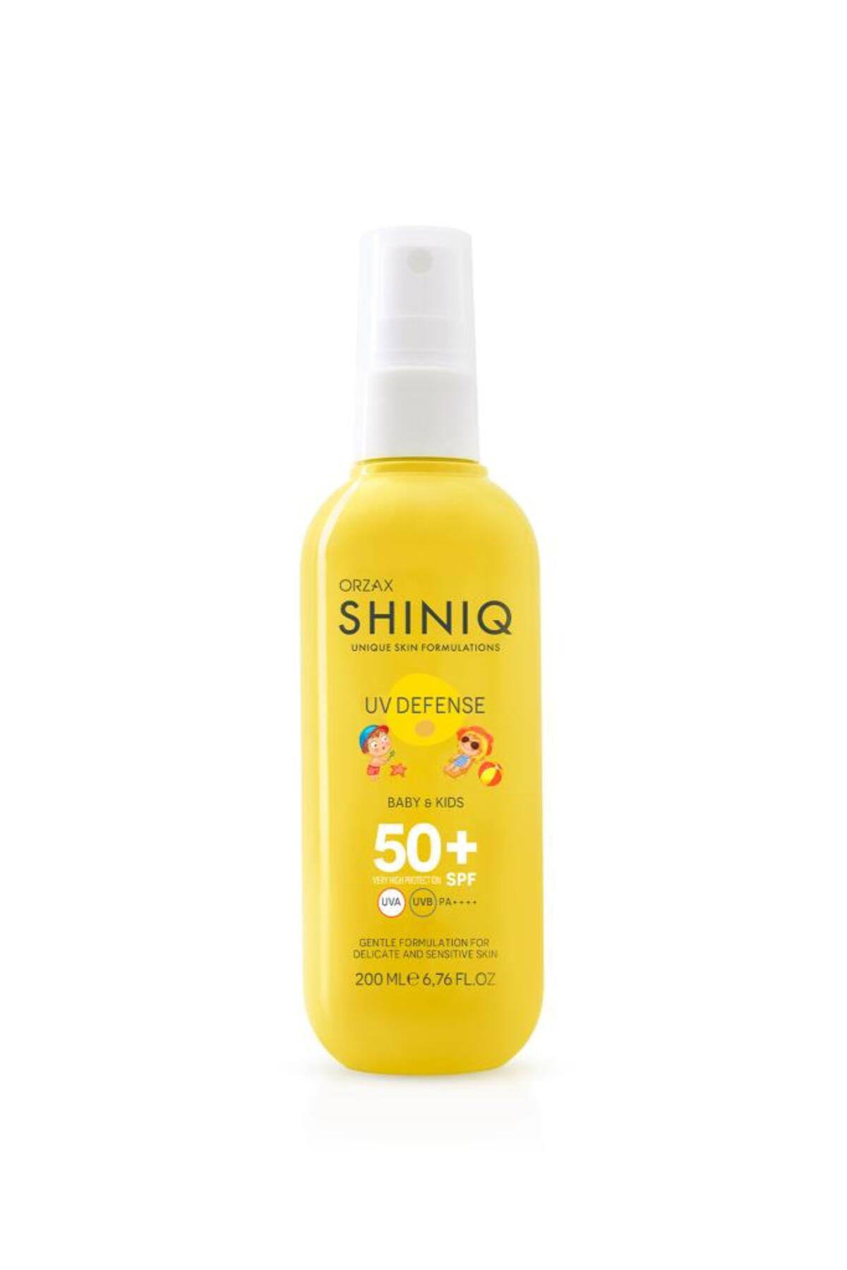 ORZAX SHINIQ SHINIQ BEBEK VE ÇOCUKLAR İÇİN GÜNEŞ KORUYUCU VÜCUT SPREYİ SPF50+ 200 ML — ST02479