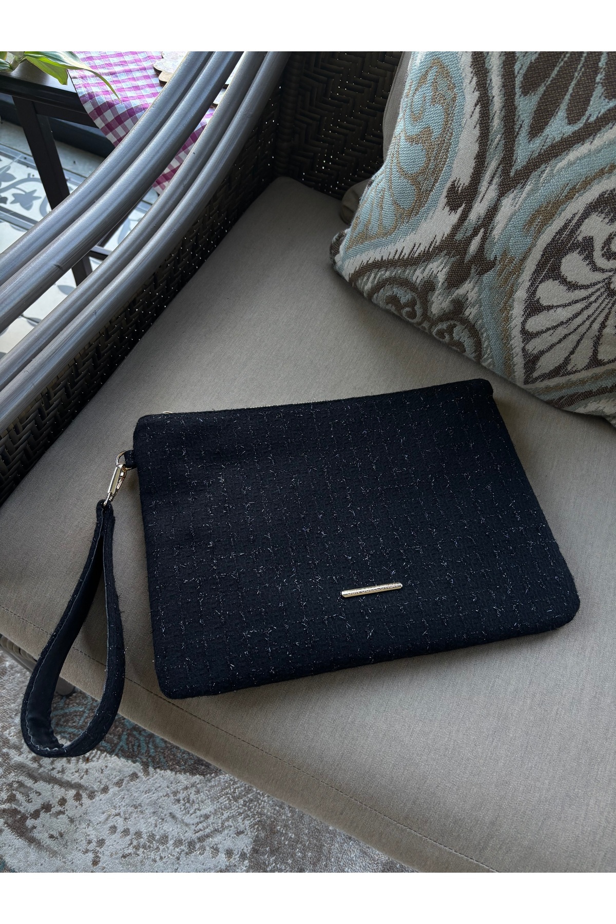 Sun collections Noir Tablet Çantası / Clutch görsel 2