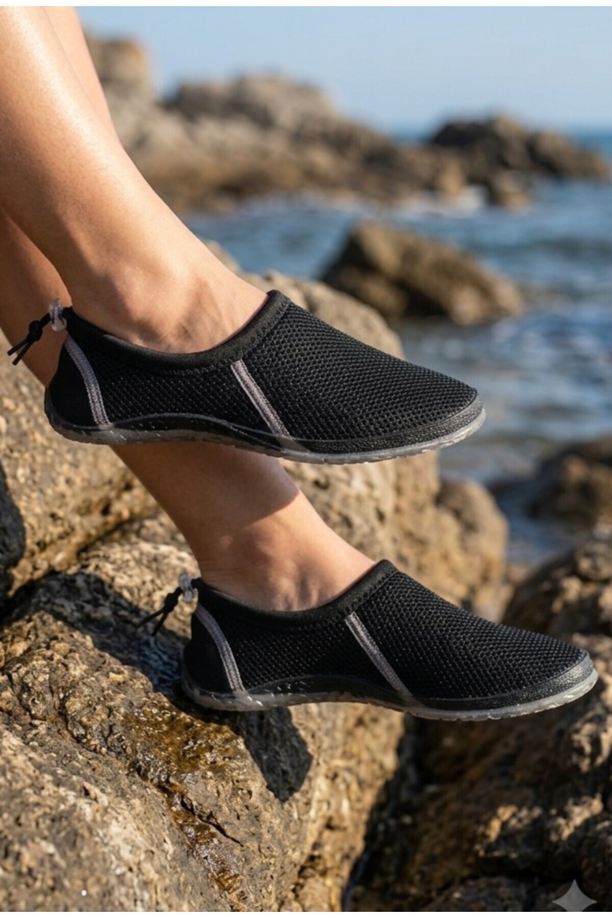 Moda Frato BEACH-70 Unisex Aqua Deniz Ayakkabısı Suya Dayanıklı Kaydırmaz Taban Sörf Havuz Plaj Ayakkabısı