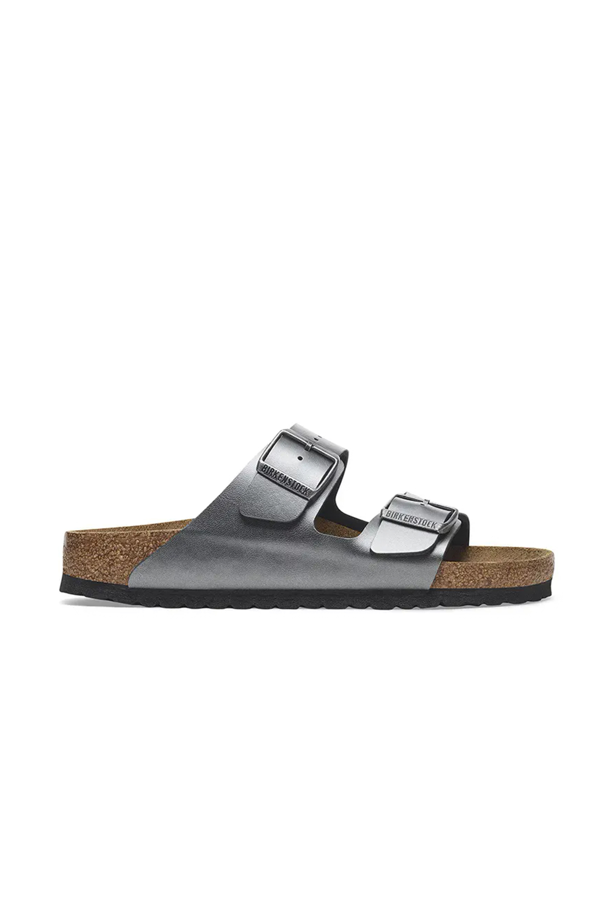 دمپایی زنانه آریزونا Bf متالیک خاکستری 1029224-20026 بیرکن استاک دمپایی Birkenstock