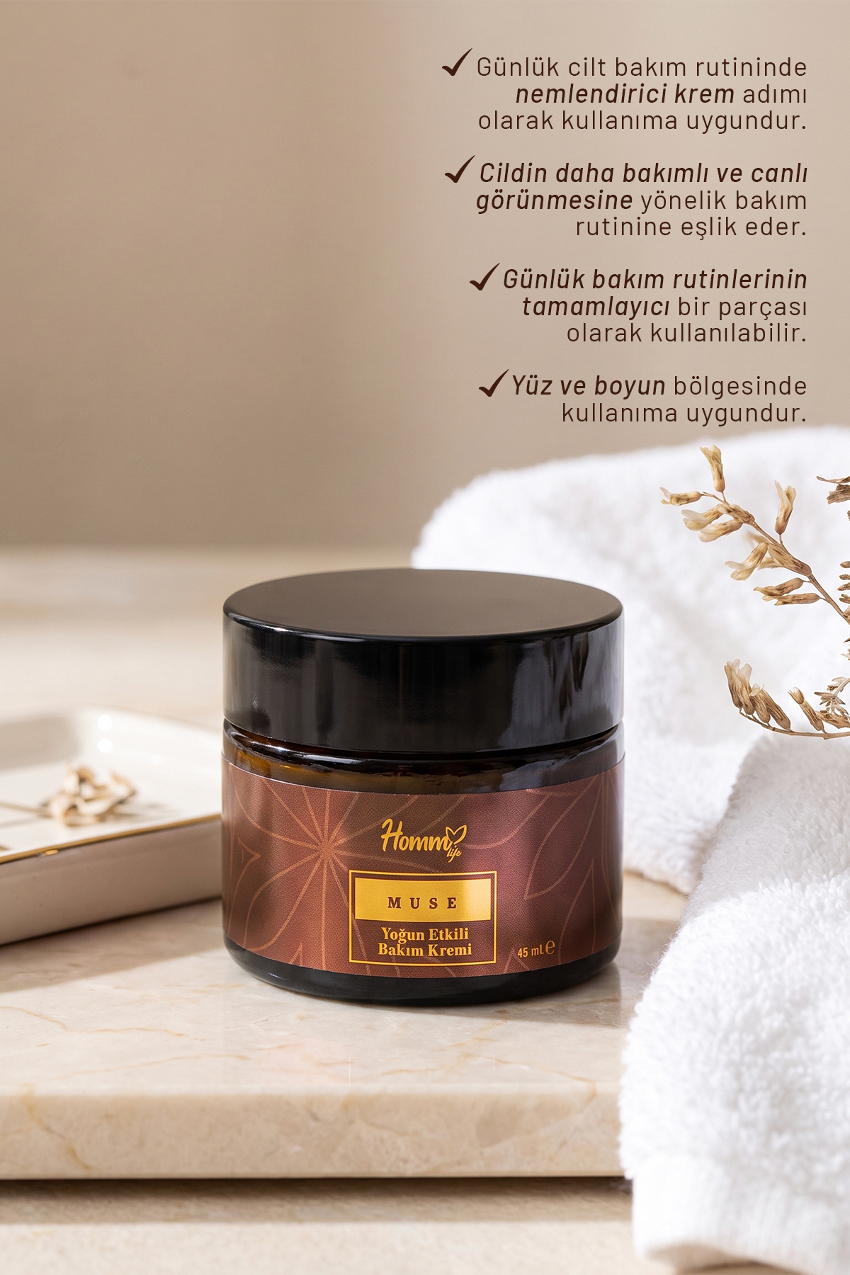 hommlife Muse Intense Effect Moısturızer Cream 45 Ml - Fiyatı