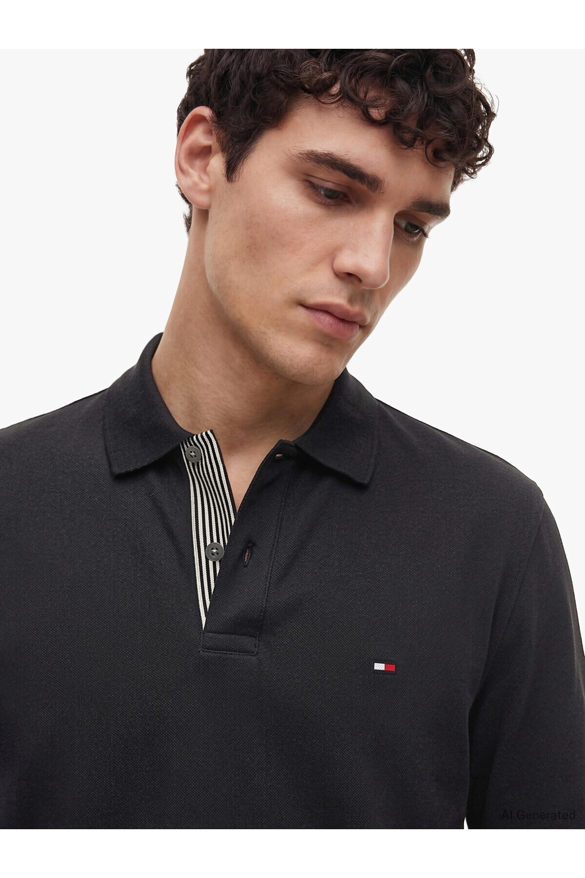 پولوشرت مردانه یقه پلو | تامی هیلفیگر Tommy Hilfiger MW0MW44339 VN - تصویر 2