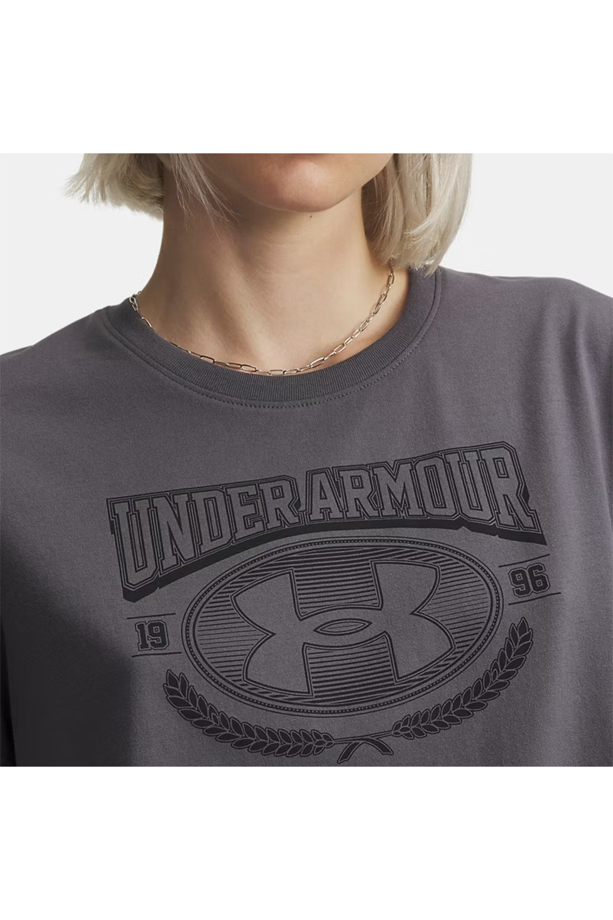 Under Armour Vanish Training Kadın Gri Tişört görsel 3