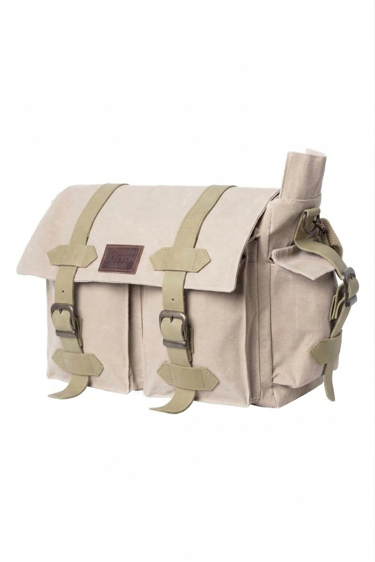 old cotton cargo Büyük Boy Messenger Postacı Çanta mumulu Kanvas görsel 3
