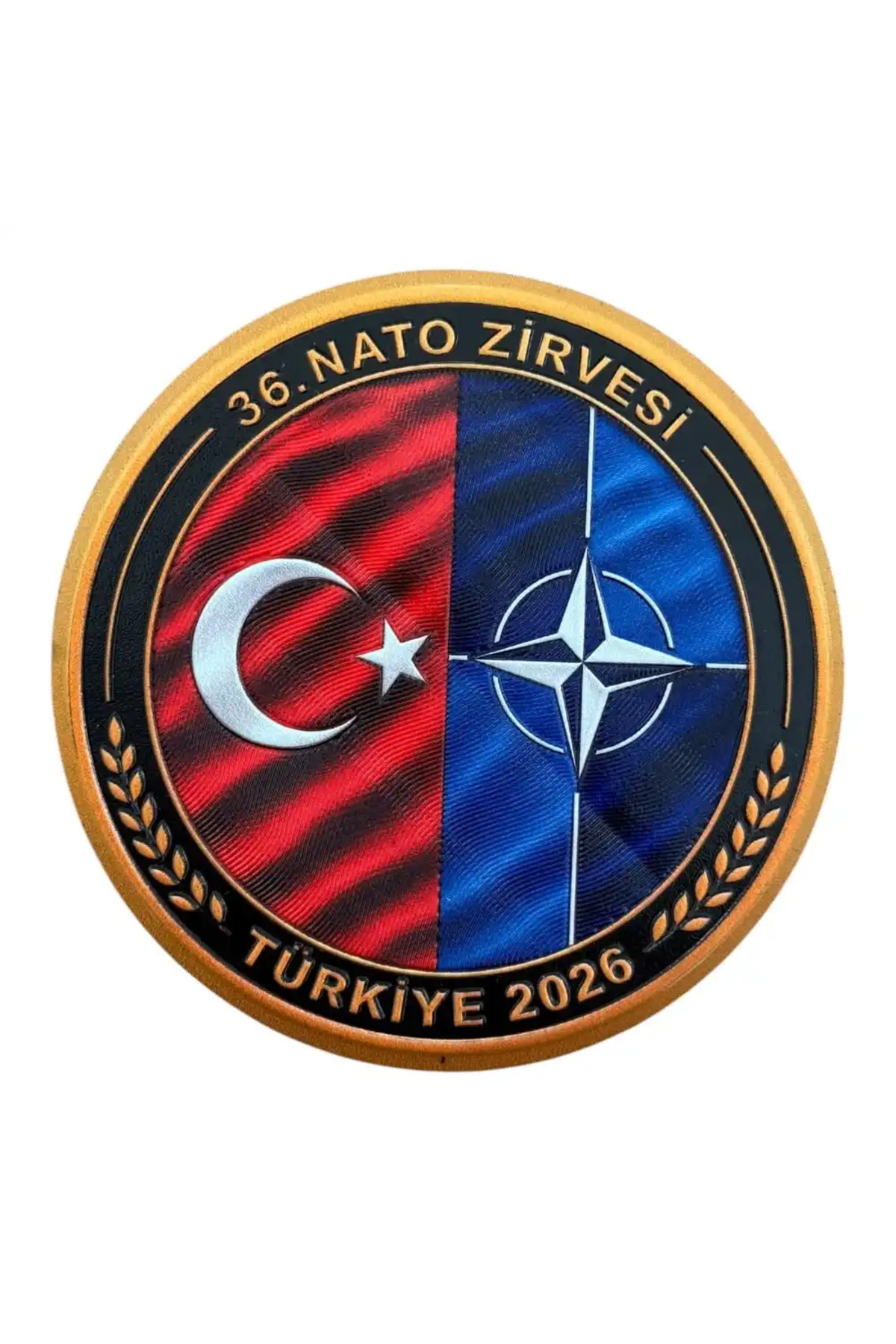 Ex Patch Türkiye 36. NATO Zirvesi Hatıra Peç Patch - 8 cm - Fiyatı