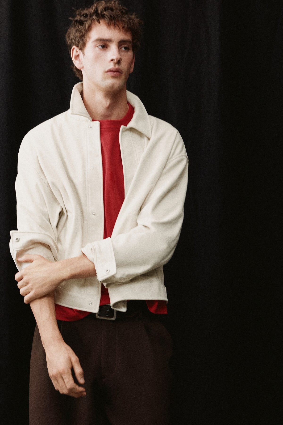 1_org_zoom ژاکت Pull & Bear کامیون دار اورجینال - تصویر 1