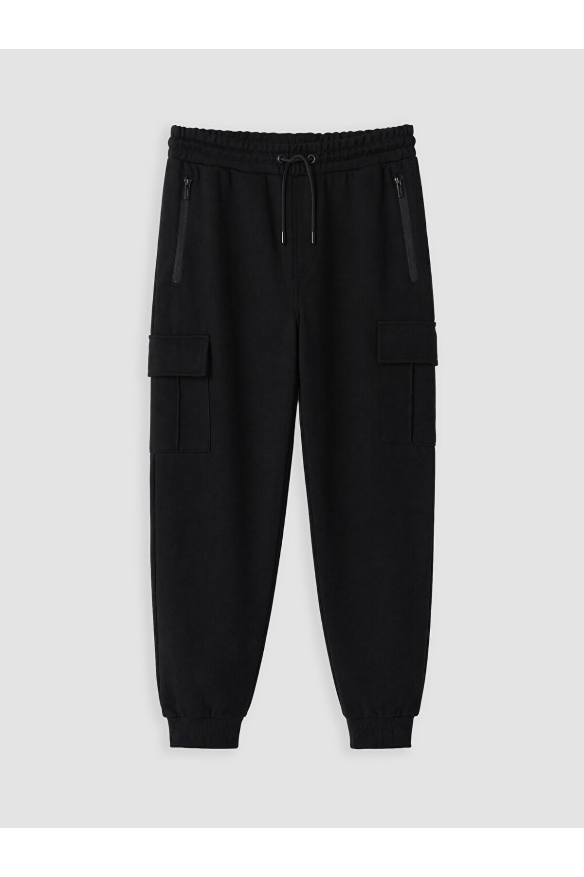 LC Waikiki Siyah Regular Fit Erkek Jogger Eşofman Altı görsel 5