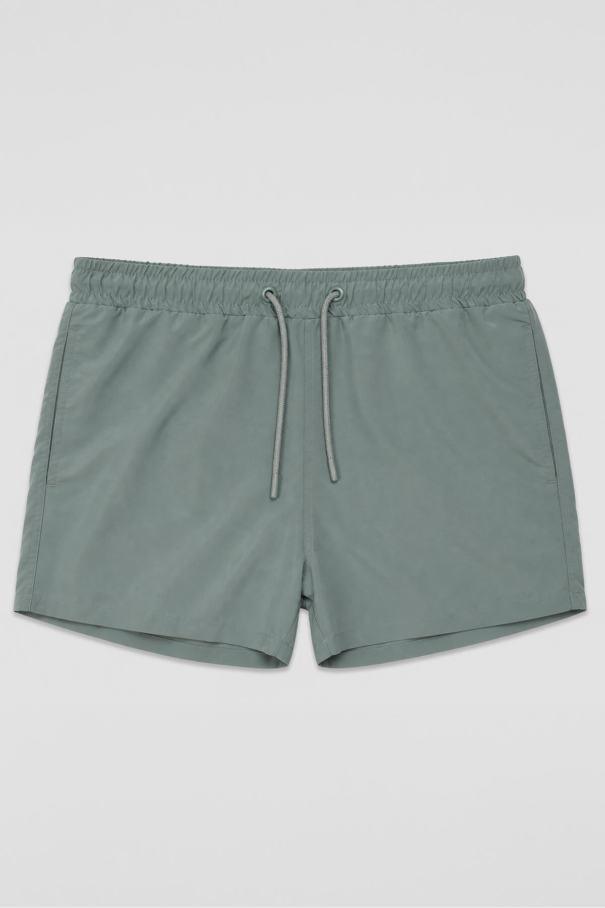MARKAPIA Men's Anthracite Mesh Swim Shorts with Pockets