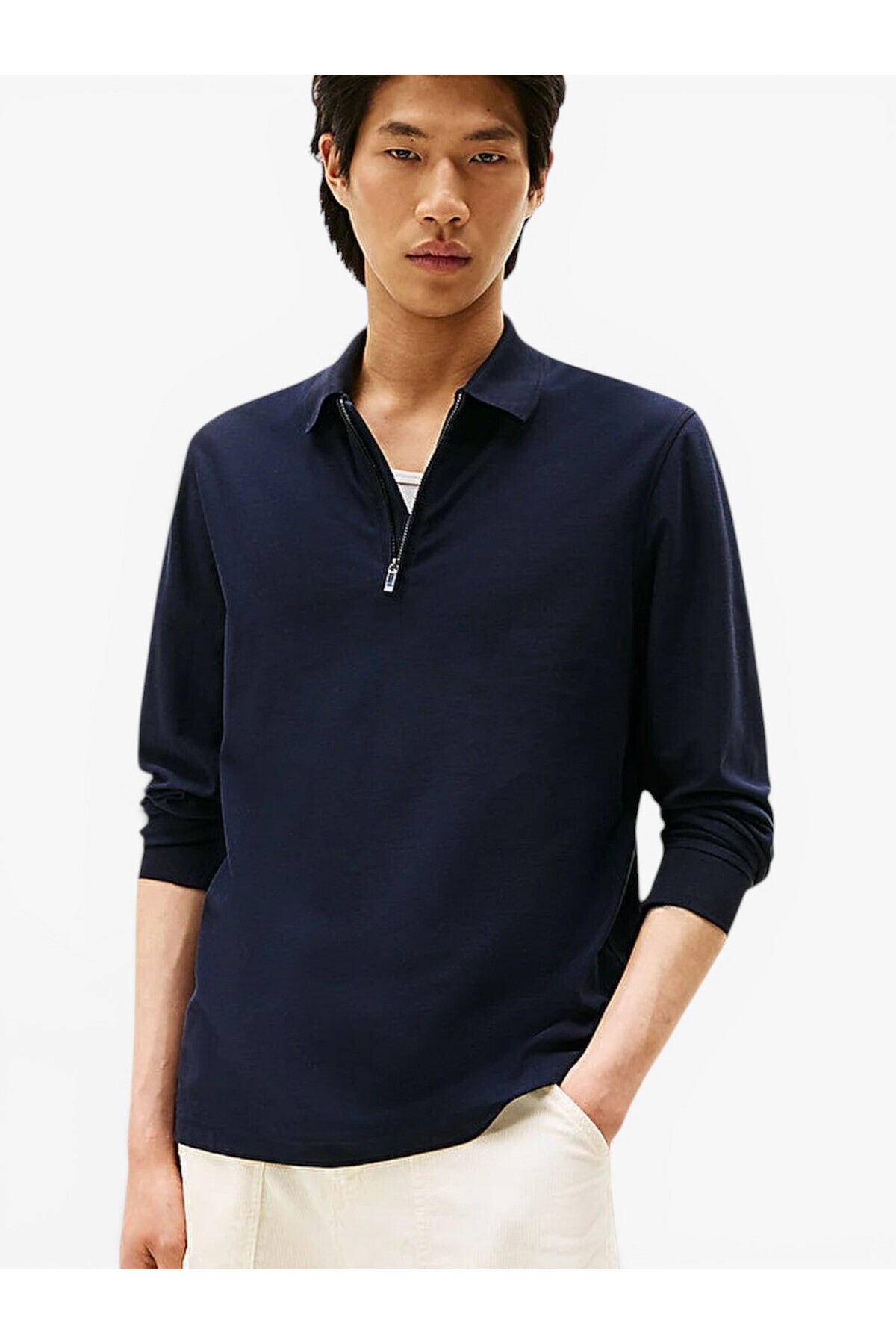پولوشرت مردانه یقه پلو | تامی هیلفیگر Tommy Hilfiger TYC39BEED8C91E6F301336900 TR - تصویر 2