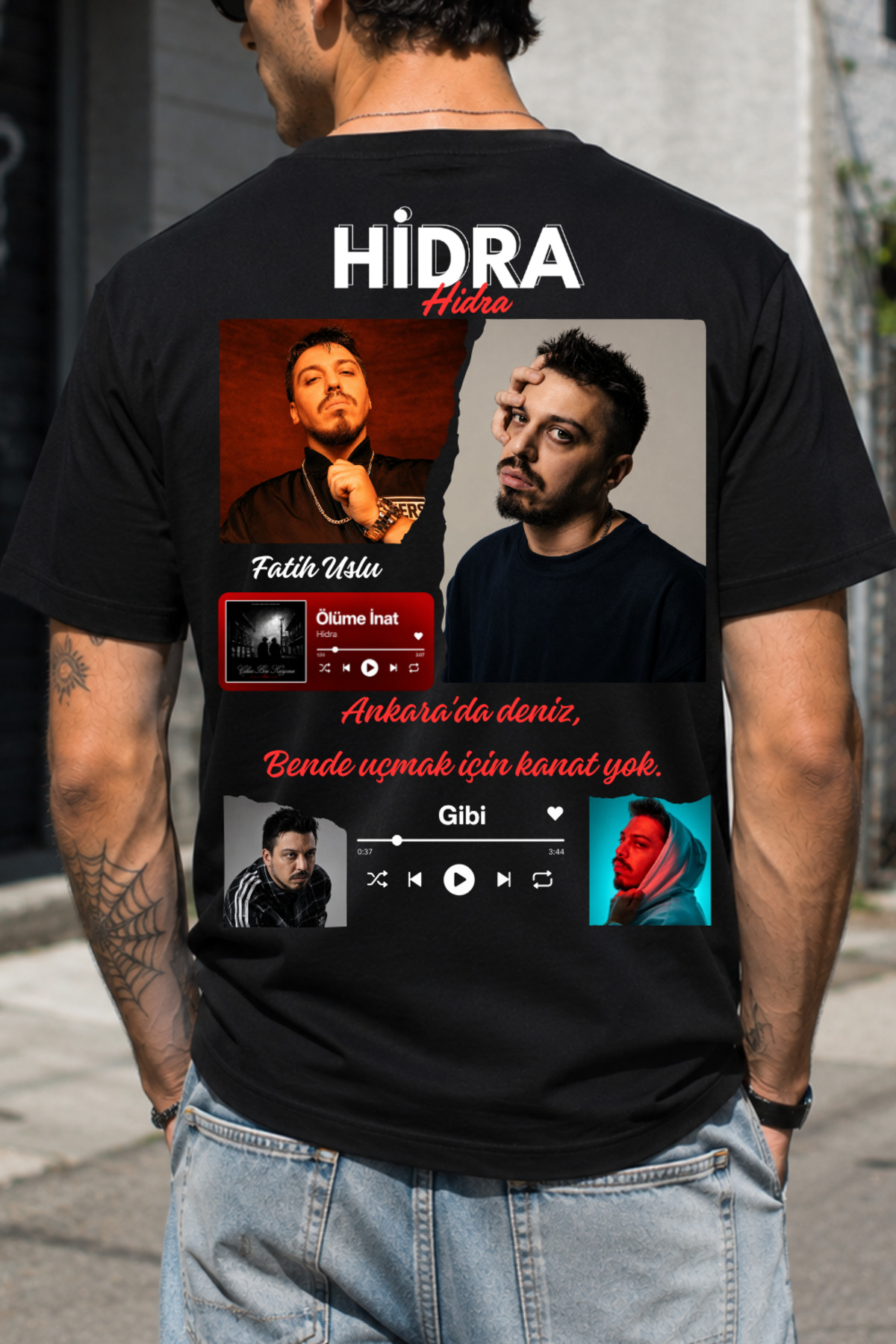 shidumanlar Hidra Unisex Bay/ Tişört, Özel Tasarım Baskılı Oversize Pamuklu Kısa Kollu T-Shirt tshirt tişört