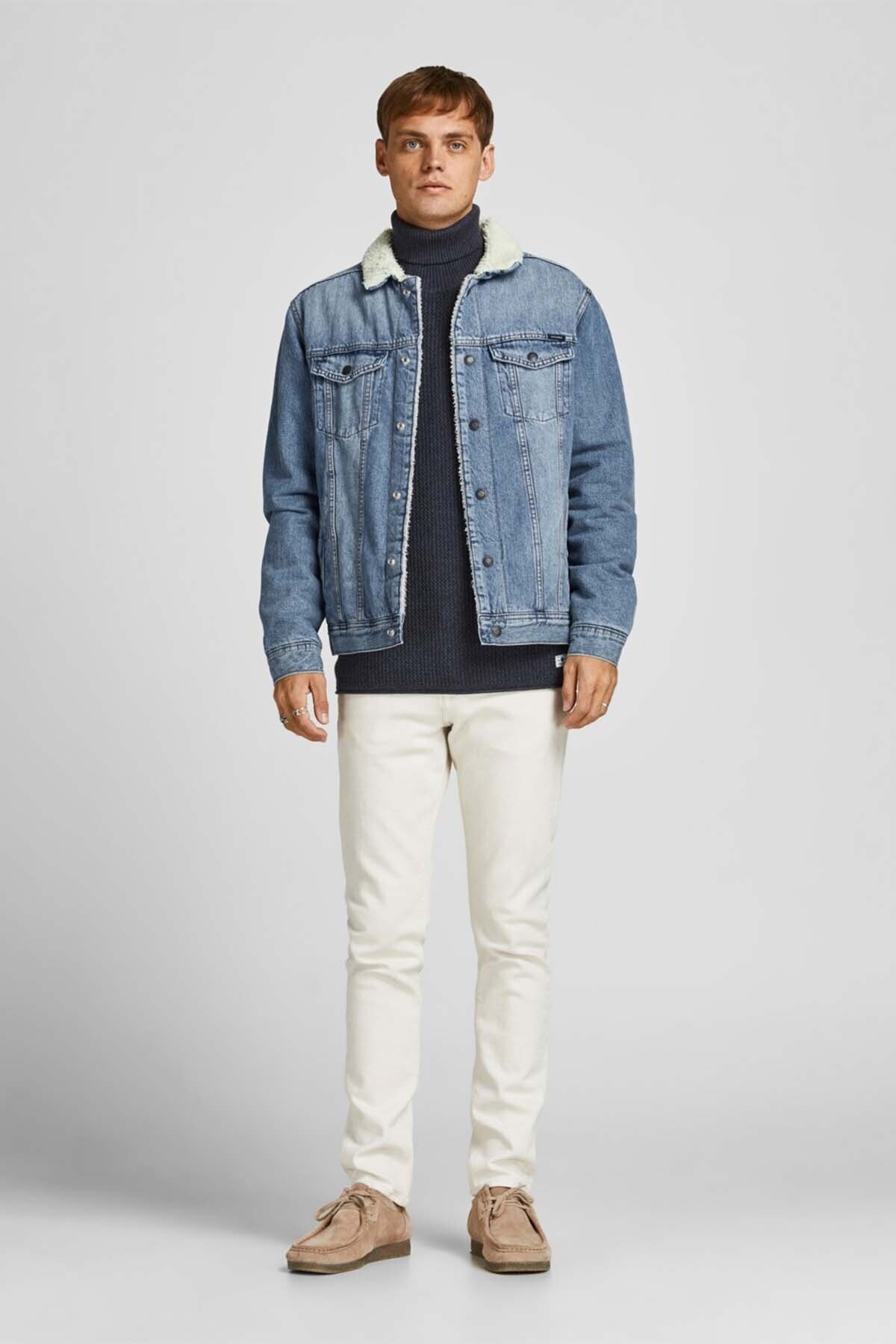 کت مردانه راسته آستین بلند | جک اند جونز Jack & Jones 12196828 - تصویر 4
