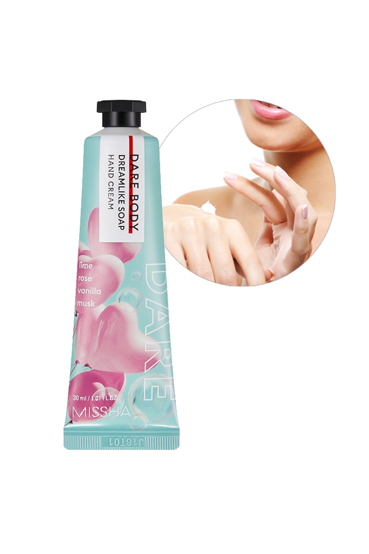 Missha Çarpıcı Kokulu, Nemlendirme Etkili El Bakım Kremi Dare Body Hand Cream (dreamlike Soap)