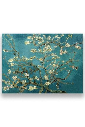 Kanvas Tablo Vincent Van Gogh Çiçek Açan Badem Ağacı 70x100 Cm Duvar Dekorasyon Tablo Moda vangoghbademağacıtablo70x100