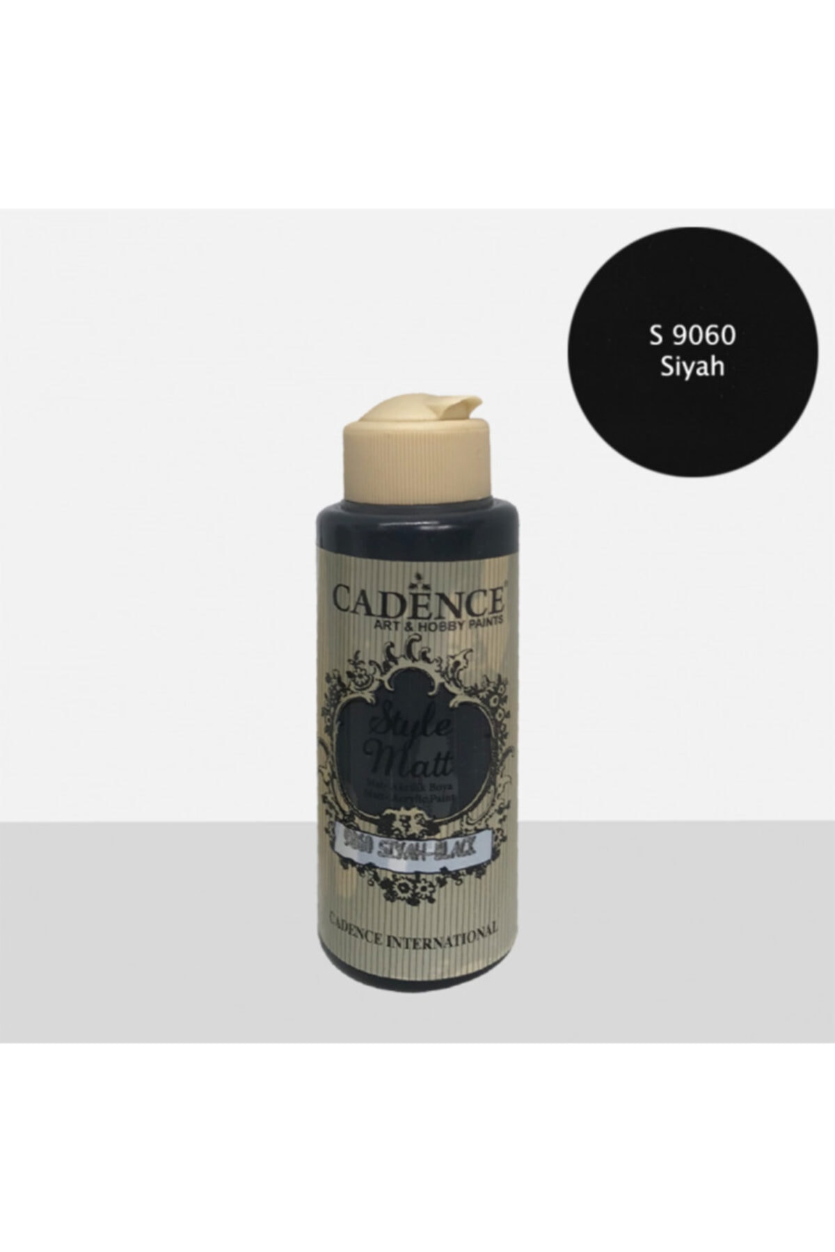 Cadence Boya S9060 Siyah Style Mat Akrilik Boya - Fiyatı, Yorumları