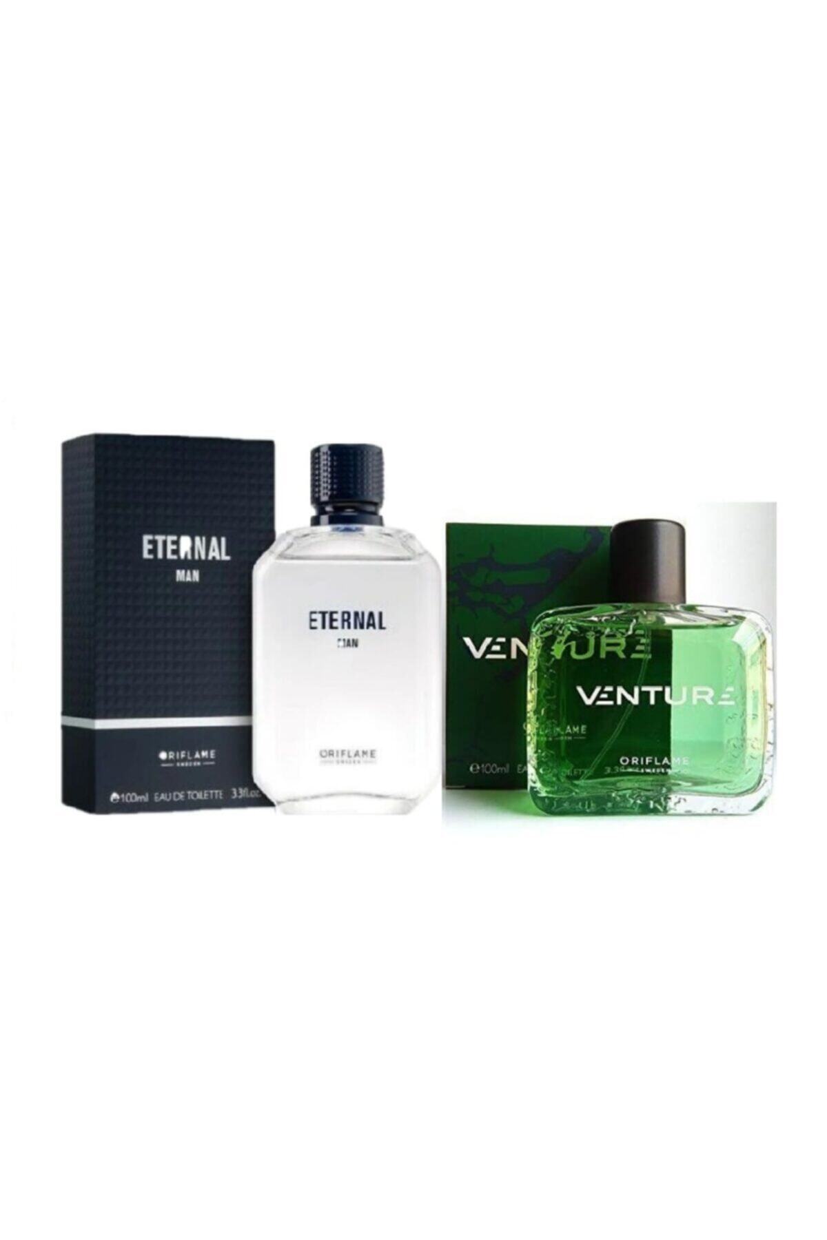 Oriflame Venture Edt 100 ml Erkek Parfüm + Eternal Man Edt 100 ml Erkek ...