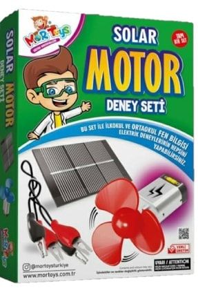 Mortoys Okul Deney Seti 1 - Solar Motor Deney Seti -güneş Paneli, Kablo, Redüktörlü Dinamo Motor Güneş