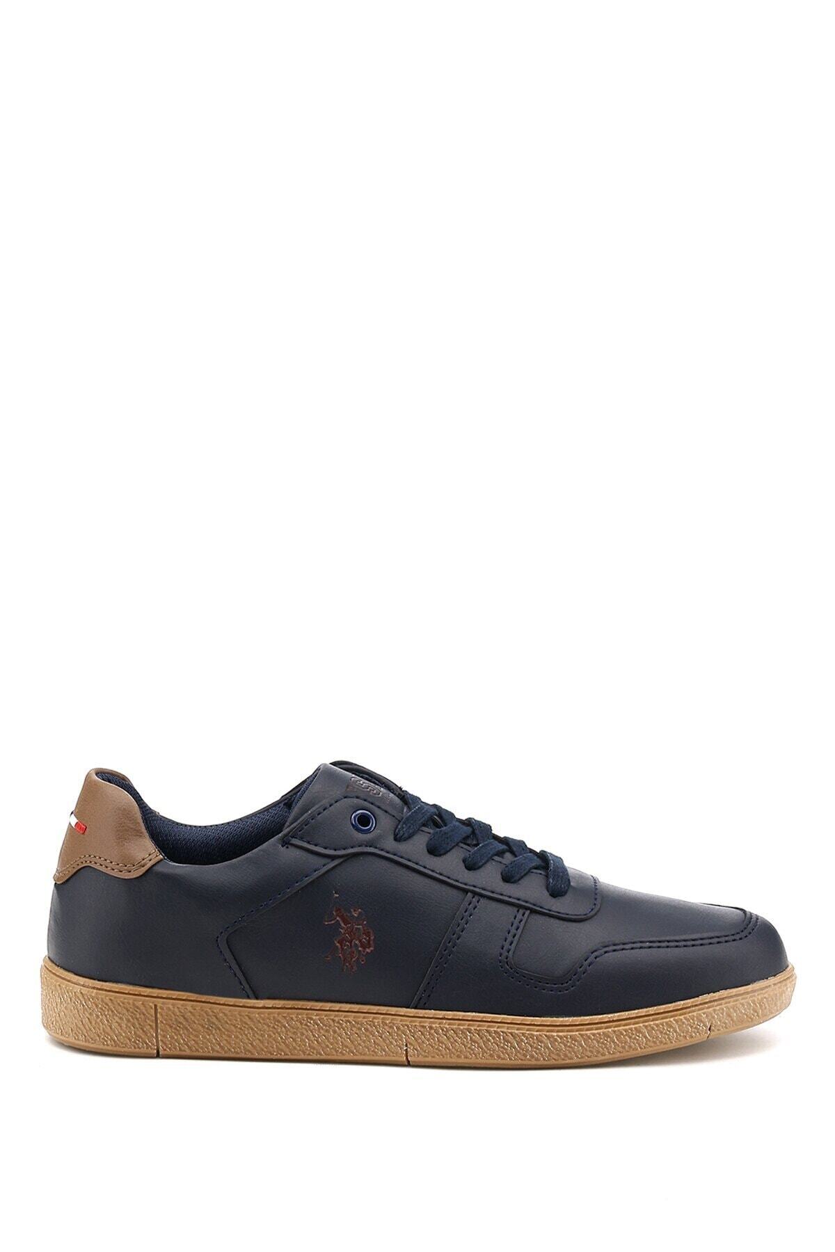 کفش U.S. Polo Assn. یو اس پولو کفش مردانه آبی ناوی Mesco 1pr اورجینال - تصویر 2
