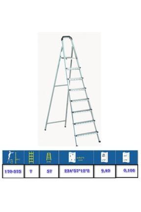 7+1 Basamaklı Profil Galvanizli Standart Merdiven UB-Z107