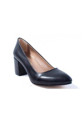 Dza59-1452 Siyah Stiletto Topuklu Kadın Ayakkabı DZA59-1452DGSTRSYH