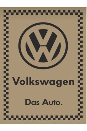 Cihan Volkswagen Amblem Baskılı Oto Paspas Kağıdı 100 Adet 35x50 Ebat 135 gram CHN383