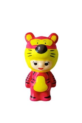 Sevimli Tiger Çocuk Squishy 8 Cm - Sık Bırak Sukuşi 610PLYSBSQ013