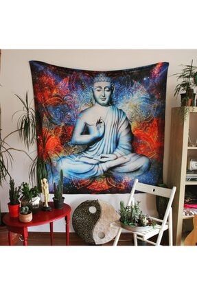 Buddha Uzay Duvar Örtüsü Tapestry 150x150 WT201