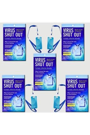 -/| 5'li Paket Virüs Shut Out Yaka Kartı 30 Gün Koruma VSO-30-5 ADET