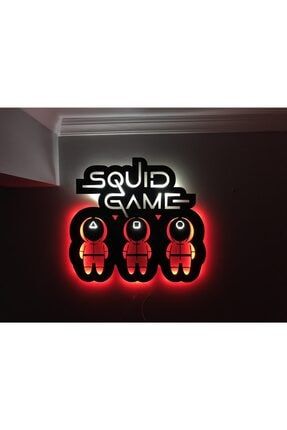 Squid Game Askerler Led Işıklı Tablo squıd