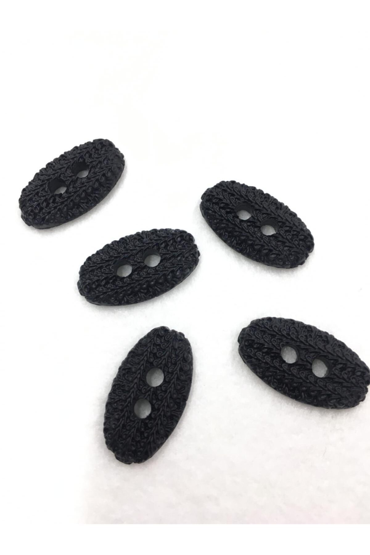 Shepherd Button Knitting Model Set of 5 Black