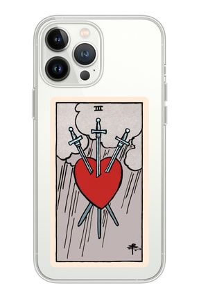 Iphone 13 Promax Şeffaf The Heart Desenli Telefon Kılıfı IP13PM-137