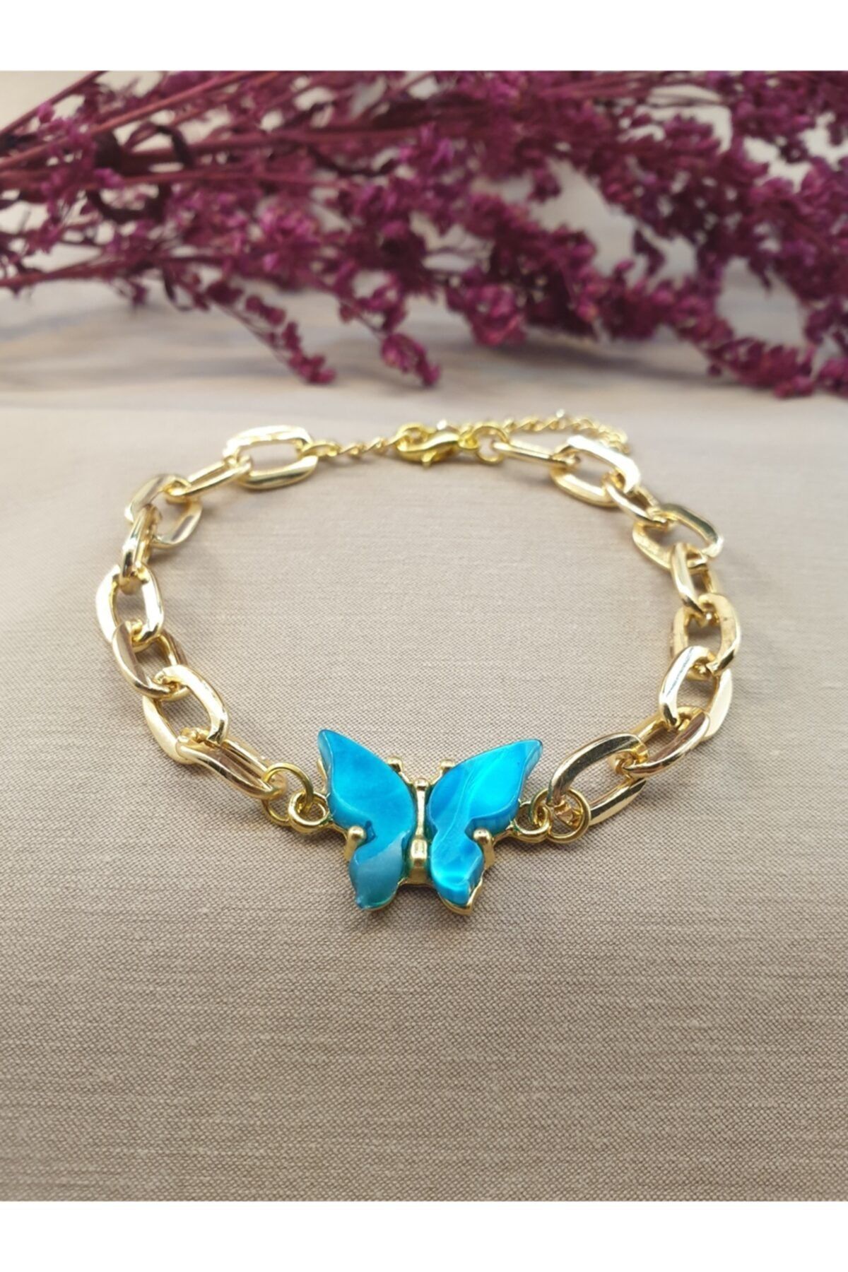 Turquoise cheap butterfly bracelet