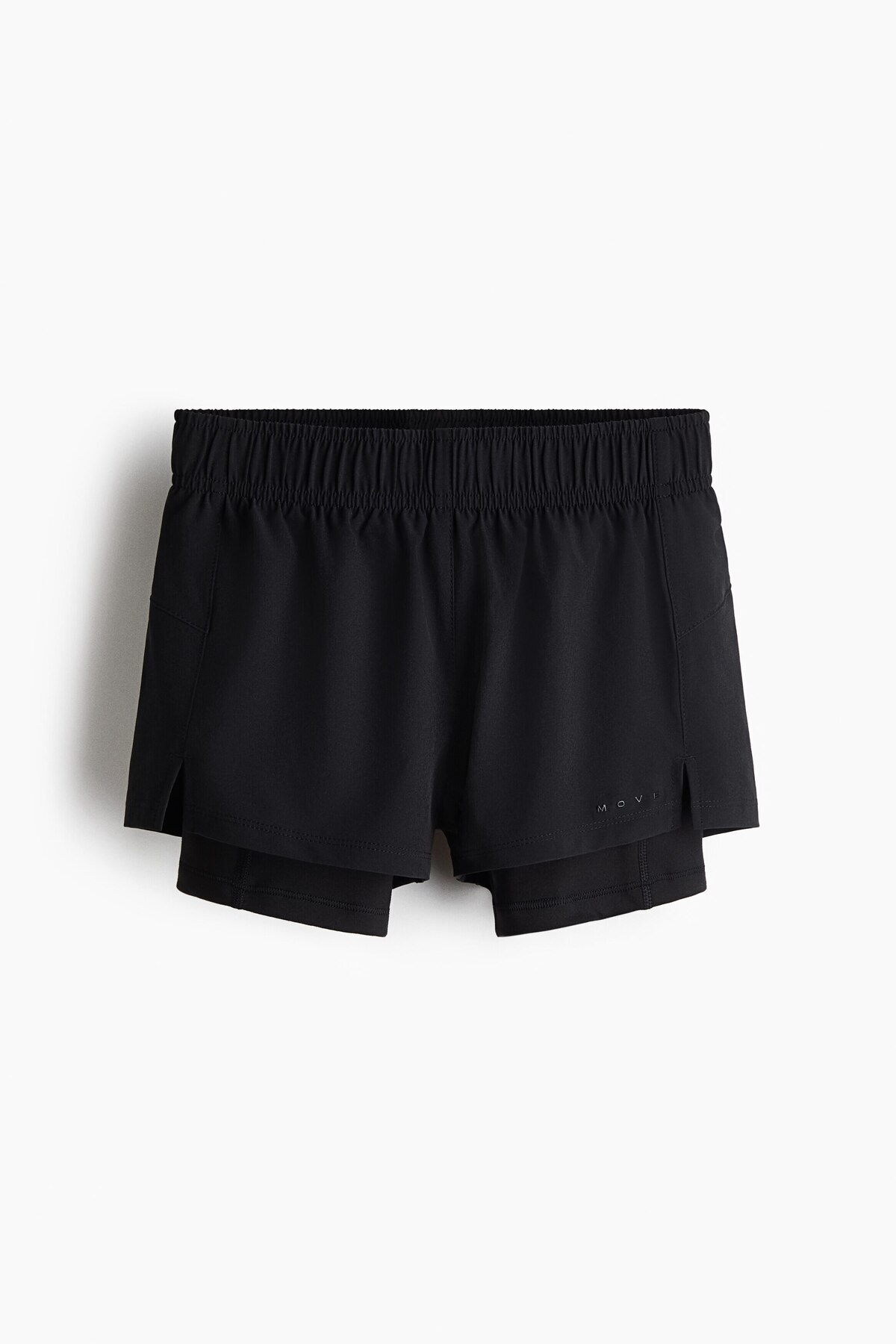 شلوارک دو لایه مخصوص دویدن DryMove™ اچ اند ام شورت ورزشی H&M