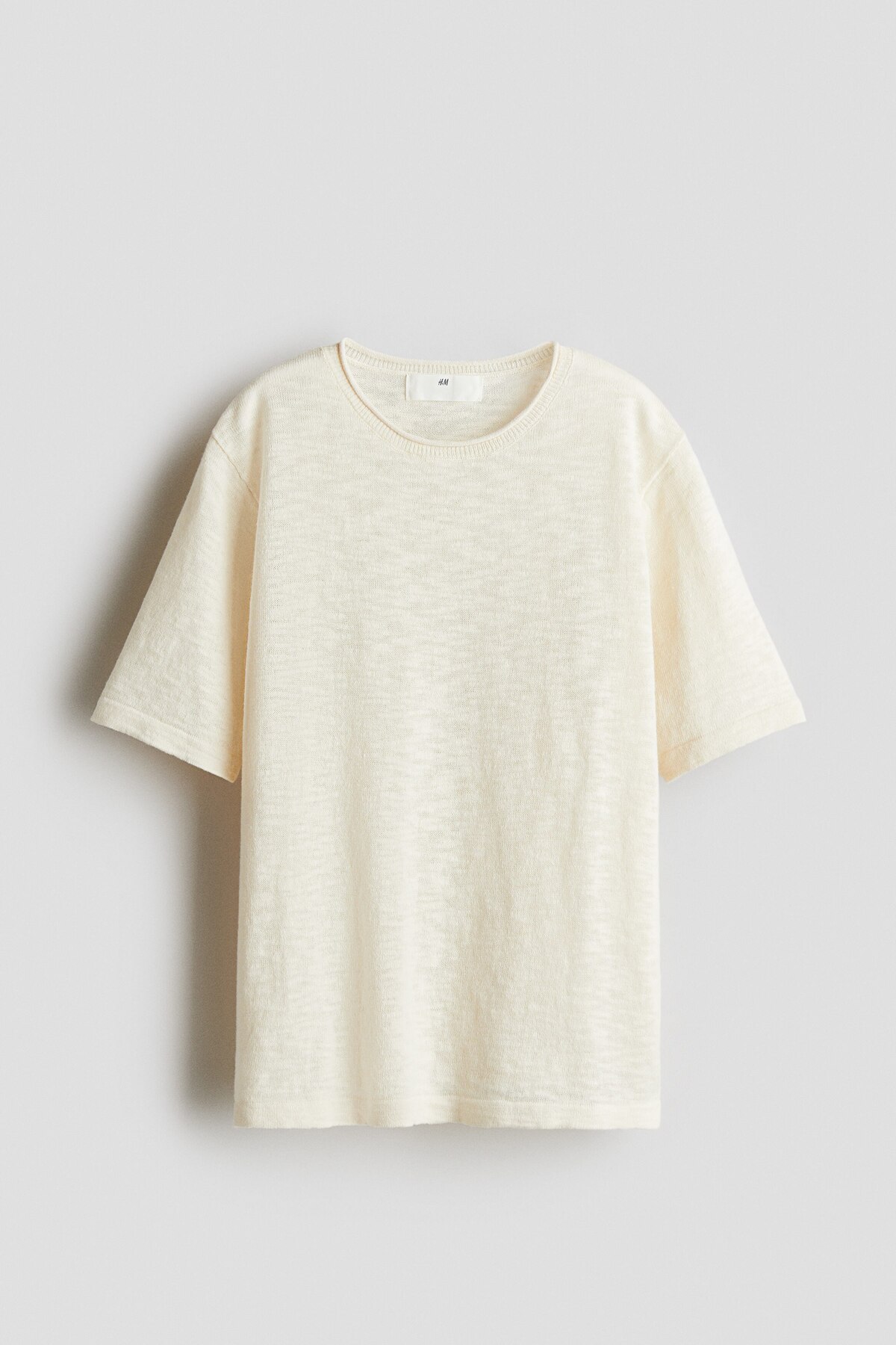 تی‌شرت بافتنی نازک و گشاد اچ اند ام تی شرت H&M