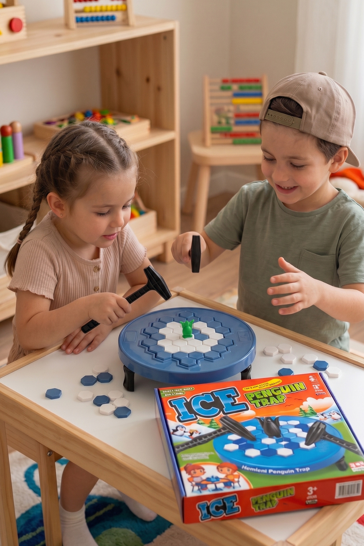 ANT TOYS Ice Penguin Trap Buz Tuzağı Aile Aktivite Oyuncağı Buz