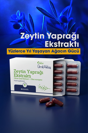 Dr. Ümit Aktaş Zeytin Yaprağı Ekstraktı - 60 Kapsül