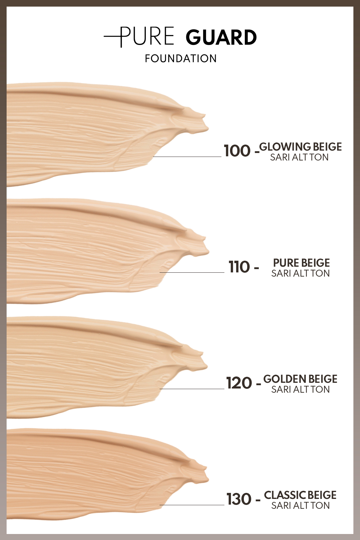کرم پودر PureGuard 110 بژ خالص SPF 50 با خاصیت خنک‌کنندگی بالا و روکش ساتن — بژ FND PURE GUARD — تصویر 4 از 7